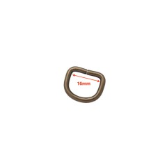 D-ring 16x12mm (Steel,Antique)