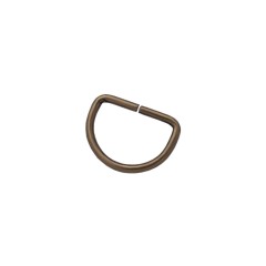 D-ring 25x18mm (Steel,Antique)