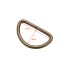 D-ring 38x20mm (Steel,Antique)