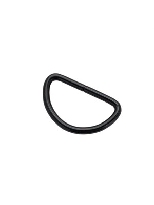 Полукольцо 38х20мм (сталь,чёрный)
