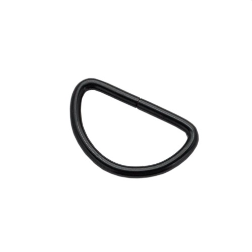 D-ring 38x20mm (Steel,Black)