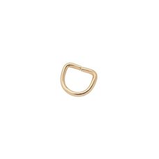 D-ring 16x12mm (Steel,Gold)