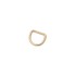 D-ring 16x12mm (Steel,Gold)