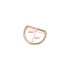 D-ring 25x18mm (Steel,Gold)
