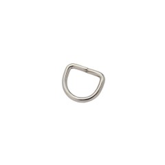 D-ring 16x12mm (Steel,Nickel)