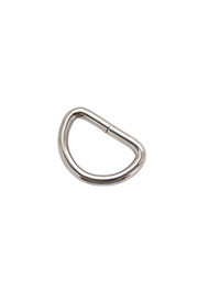 Полукольцо 25х15мм (сталь,никель)