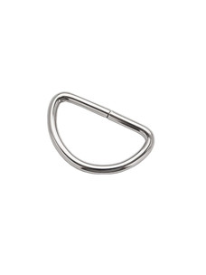 Полукольцо 38х20мм (сталь,никель)
