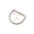 D-ring 40x30mm (Steel,Nickel)