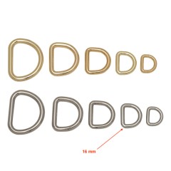 D-ring Wuta Z93 16mm (Chrome)