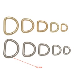 D-ring Wuta Z93 34mm (Chrome)