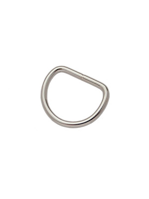 Полукольцо сварное CS-4520 30мм (сталь, никель) Полукольцо сварное CS-4520 30мм (сталь, никель)