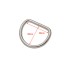 D-ring welded CS-4520 30mm (Steel, Nickel)