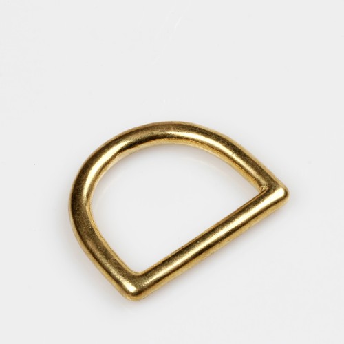 D-ring Wuta 16mm (Solid Brass)