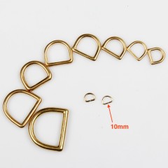 D-ring Wuta 10mm (Brass)