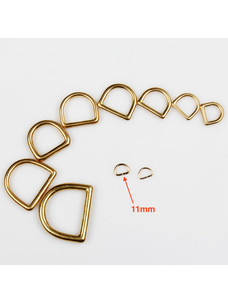 Полукольцо Wuta 11мм (латунь)