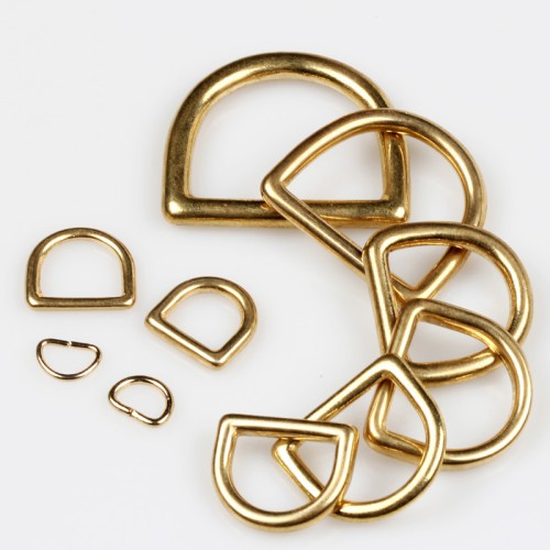 D-ring Wuta 16mm (Solid Brass)