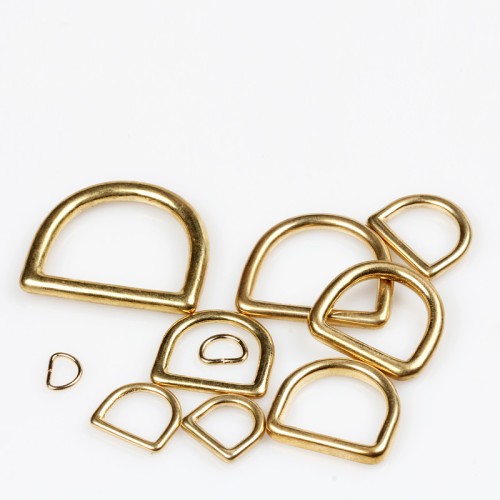 D-ring Wuta 16mm (Solid Brass)