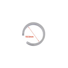 Ring blank 18.5x6.5mm (Chrome)