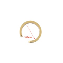 Ring blank 16.5x6.5mm (Gold)
