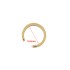 Ring blank 16.5x4.5mm (Gold)