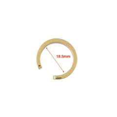 Ring blank 18.5x4.5mm (Gold)