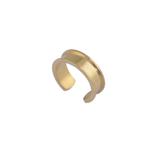 Ring blank 16.5x4.5mm (Gold)