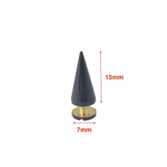 Decoration screw Spike 7x15mm (Black)