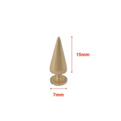 Decoration screw Spike 7x15mm (Brass)