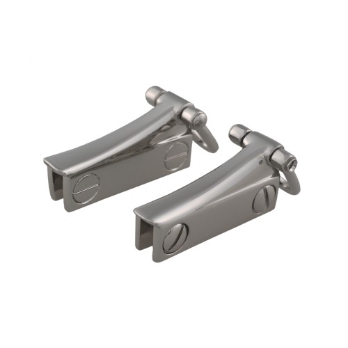 Bag side handle holder Kelly (Large, Chrome)