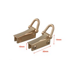 Bag side handle holder Kelly (Small, Gold)
