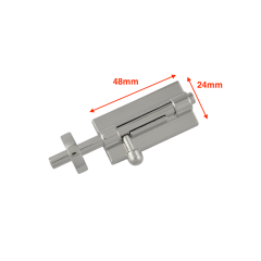 Lock clasp MEE-8323 for Verrou bag (Chrome)