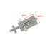 Lock clasp MEE-8323 for Verrou bag (Chrome)