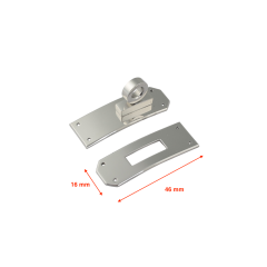 Swivel Bracelet Lock Kelly 16mm (Chrome)