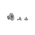 Button Lock Kelly (Chrome)