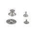 Button Lock Kelly (Chrome)