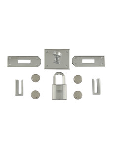 Комплект фурнитуры для сумки Birkin 30 (хром)