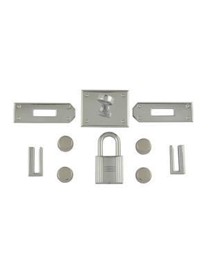 Комплект фурнитуры для сумки Birkin 30 (хром)