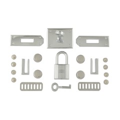 Birkin bag 30 hardware Kit (Chrome)
