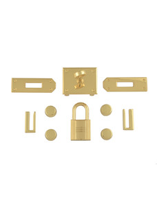 Комплект фурнитуры для сумки Birkin 30 (золото)