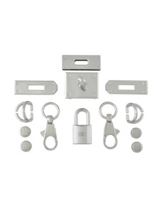 Комплект фурнитуры для сумки Kelly 28 (хром)