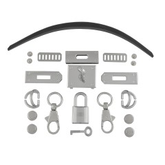 Kelly bag 28 hardware Kit (Chrome)