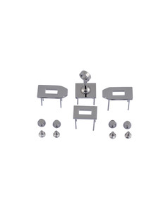 Комплект фурнитуры для сумки Kelly Micro (хром)