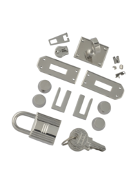 Комплект PRO фурнитуры для сумки Birkin 25 (хром)