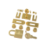 Birkin bag 25 hardware Kit PRO (Gold)