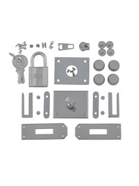 Комплект PRO фурнитуры для сумки Birkin 30 (хром)