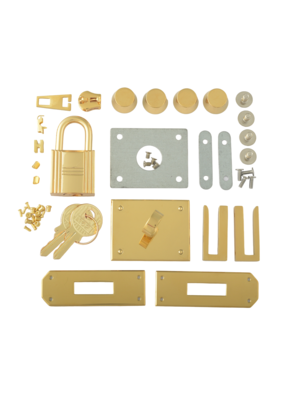 Комплект PRO фурнитуры для сумки Birkin 30 (золото)