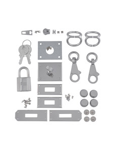 Комплект PRO фурнитуры для сумки Kelly 28 (хром)