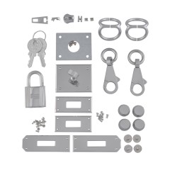 Kelly bag 28 hardware Kit PRO (Chrome)