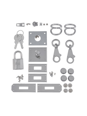 Комплект PRO фурнитуры для сумки Kelly 28 (хром)