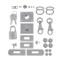 Kelly bag 28 hardware Kit PRO (Chrome)